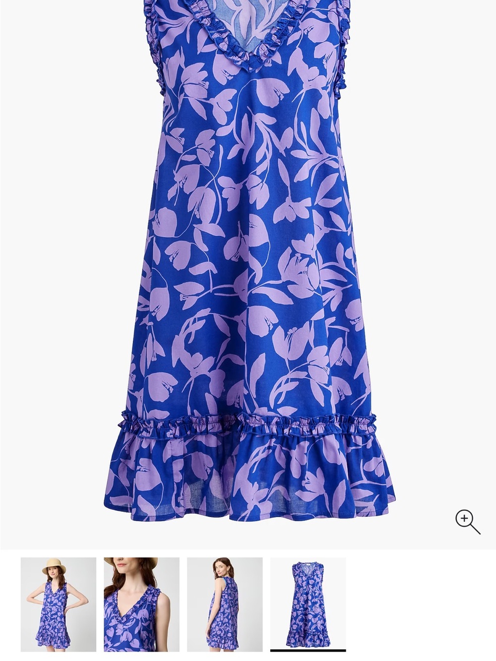 NWT J. Crew Ruffle Mini Cover-Up - Picture 4 of 8